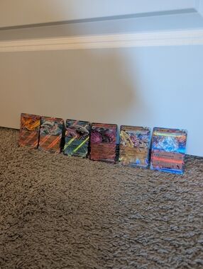 6 ex Pokemon cards in excellent condition